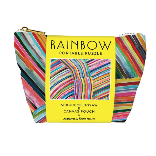 image of rainbow puzzle pouch