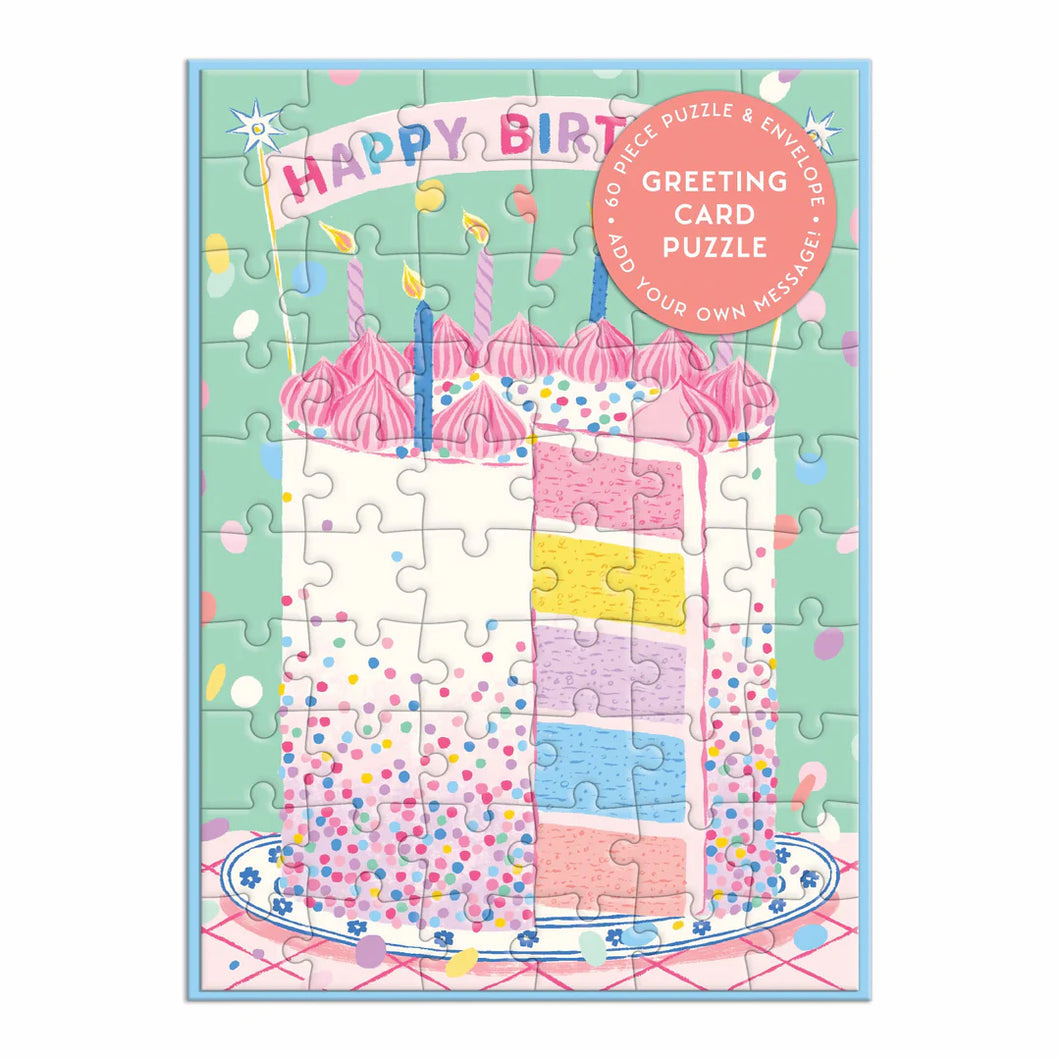 image of confetti greeting card puzzle