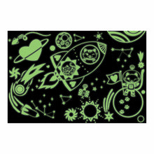 Load image into Gallery viewer, Glow Cosmic Dreams Puzzle - 100 pc
