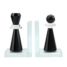 Load image into Gallery viewer, image of crystal king and queen bookends

