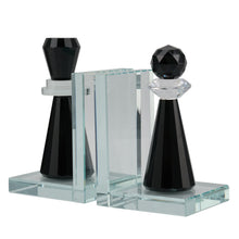 Load image into Gallery viewer, 7&quot; Raina Crystal Chess Piece Bookends
