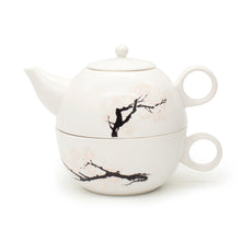 Load image into Gallery viewer, Blossom Morph Teapot showing cup and pot as stacked pieces
