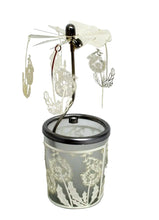 Load image into Gallery viewer, Dandelion candle carousel featuring dandelion charms
