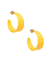 Load image into Gallery viewer, Chunky resin hoop earrings

