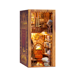 image of completed booknook 
