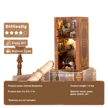 Load image into Gallery viewer, Eternal Bookstore DIY Miniature Book Nook Kit
