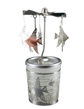 Load image into Gallery viewer, Fish candle carousel featuring fish charms
