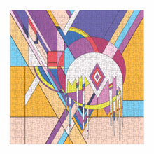 Load image into Gallery viewer, Frank Lloyd Wright Foiled Frozen Spheres Puzzle - 500 pc
