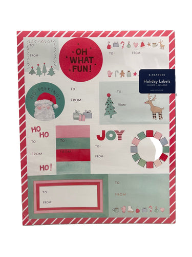 photo of christmas gift labels