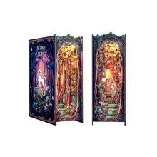Load image into Gallery viewer, image of completed book nook
