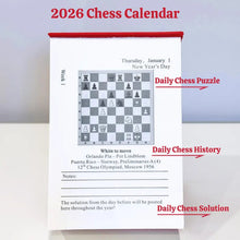 Load image into Gallery viewer, 2026 Chess Calendar
