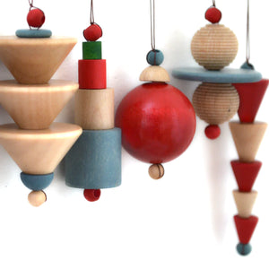 Bauhaus Christmas Ornaments (Set of 12)