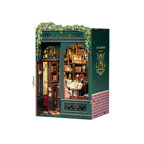 image of completed book nook