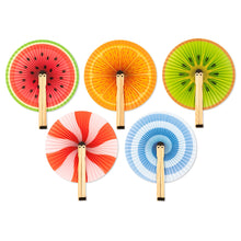 Load image into Gallery viewer, Fruity &amp; Sweet Paper Fans
