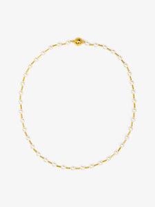 Pearl Bead Magnet Short Necklace