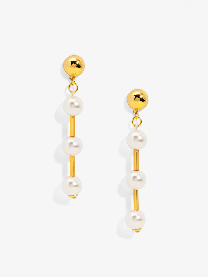 Pearl Beaded Drop Earring