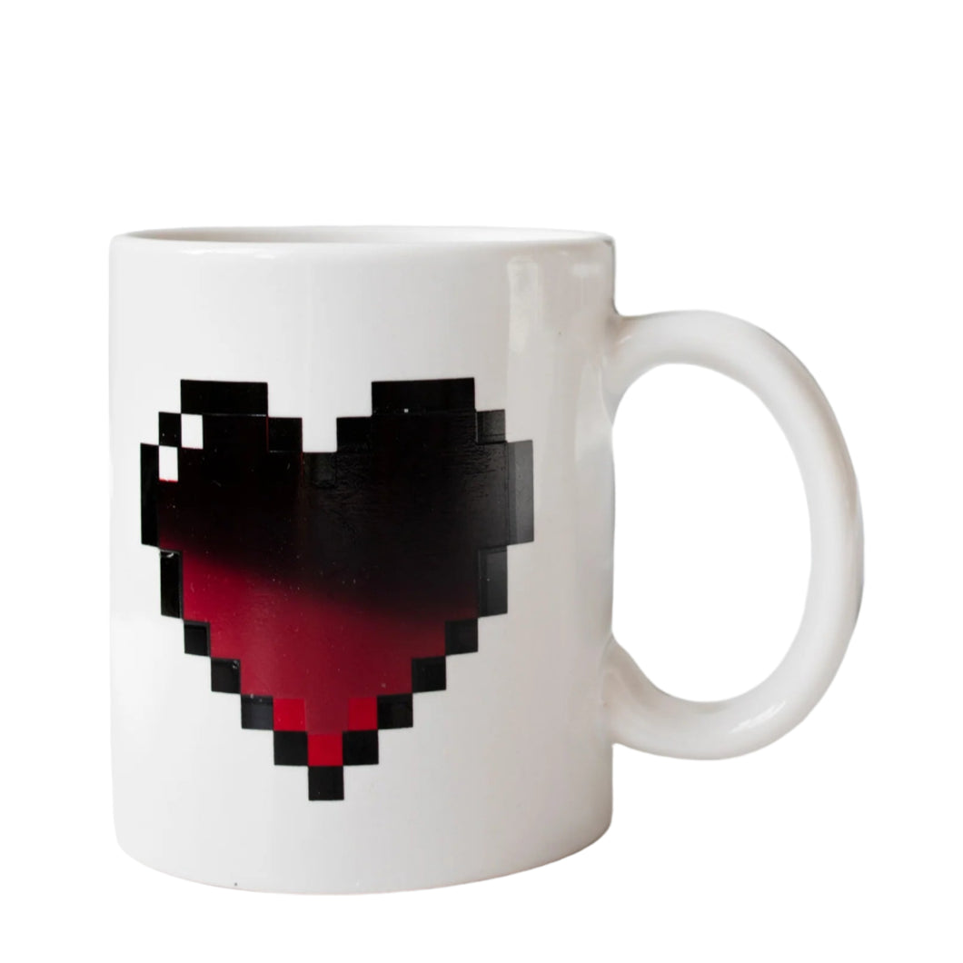 Pixel Heart Morph Mug