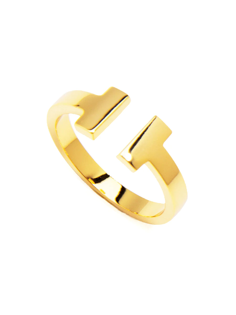 Vertical Open Bar Ring