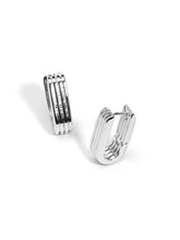 Load image into Gallery viewer, Ribbed Huggie Earrings
