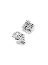 Load image into Gallery viewer, Interwoven Ridged Stud Earrings
