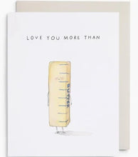 Load image into Gallery viewer, Love you more than butter greeting card
