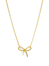 Load image into Gallery viewer, Slim Bow Pendant Necklace
