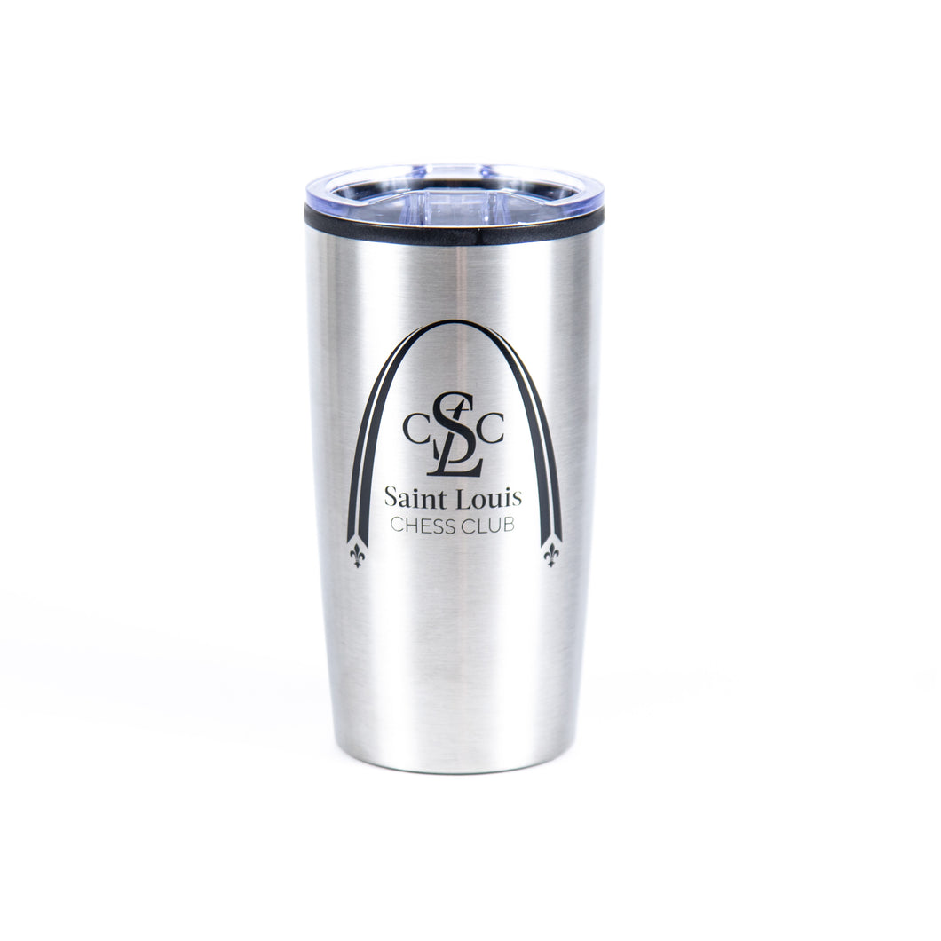 Saint Louis Chess Club Stainless Steel Tumbler