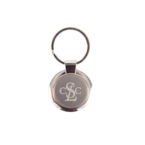 Saint Louis Chess Club Steel Keychain