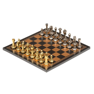 3" Metal Staunton Chess Set