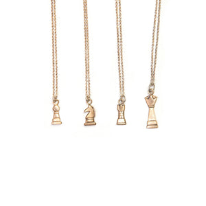 Brass Chess Necklace