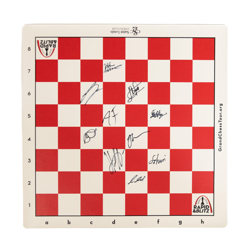 2022 Saint Louis Rapid & Blitz Roll-up Vinyl Board [Autographed] – World  Chess Hall of Fame