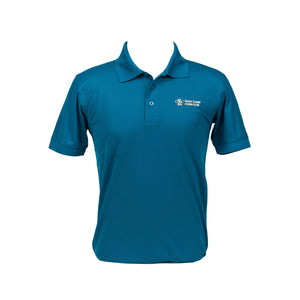 Saint Louis Chess Club Men's Spar Blue Polo