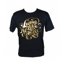 Load image into Gallery viewer, #Living Like Kings Unisex Foil T-Shirt
