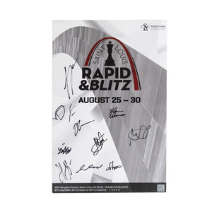 2022 Saint Louis Rapid & Blitz Poster [Autographed]