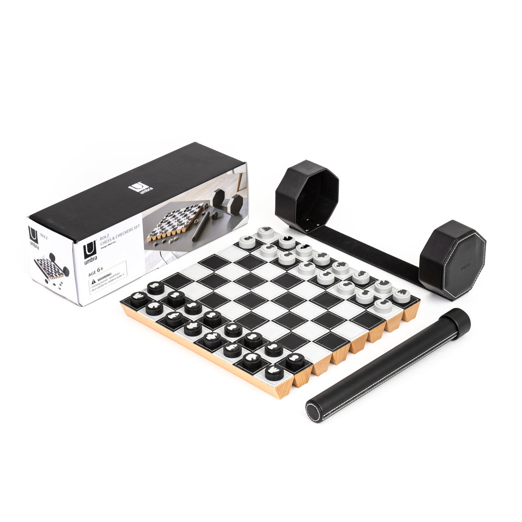 Rolz Chess/Checkers Set
