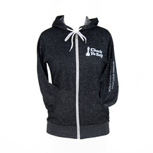 Load image into Gallery viewer, Check Yo Self 2.0 Zip Hoodie - Digital Black
