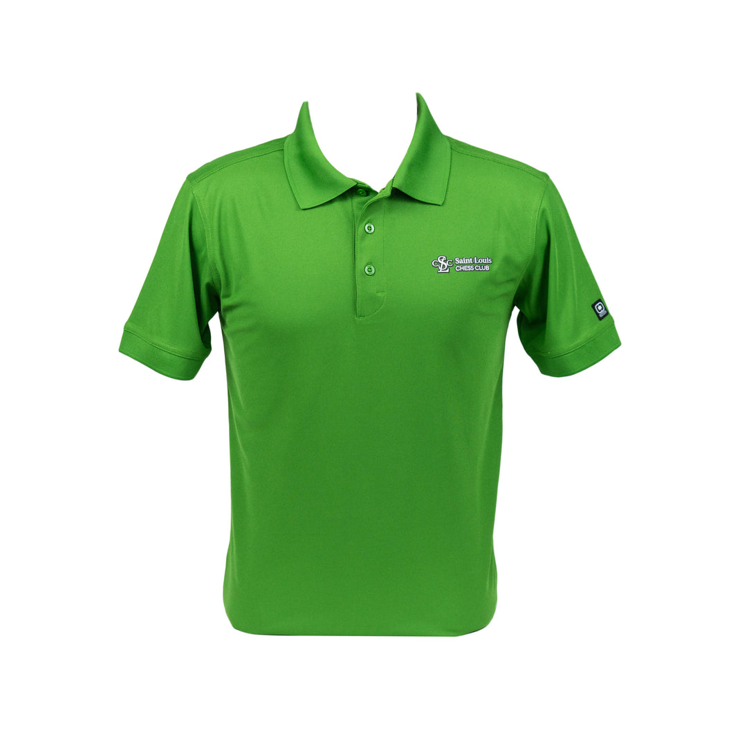 Saint Louis Chess Club Men's Green Polo