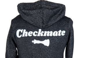Check Yo Self 2.0 Zip Hoodie - Digital Black
