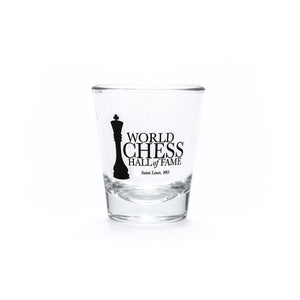 World Chess Hall of Fame Shot Glass