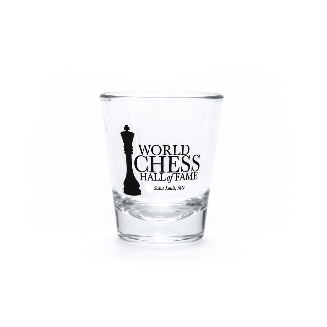 World Chess Hall of Fame Shot Glass