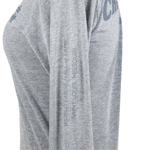 Check Yo Self 2.0 Long Sleeve Tee - Grey Triblend
