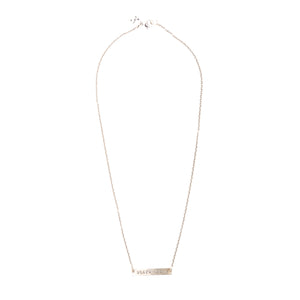 Mini Coordinates Necklace in Silver - STL