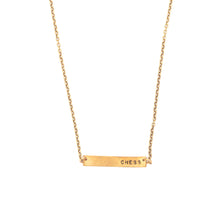 Load image into Gallery viewer, Initial Necklace - CHESS
