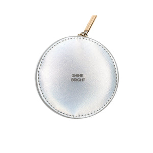 #Circle Coin Purse - Iridescent