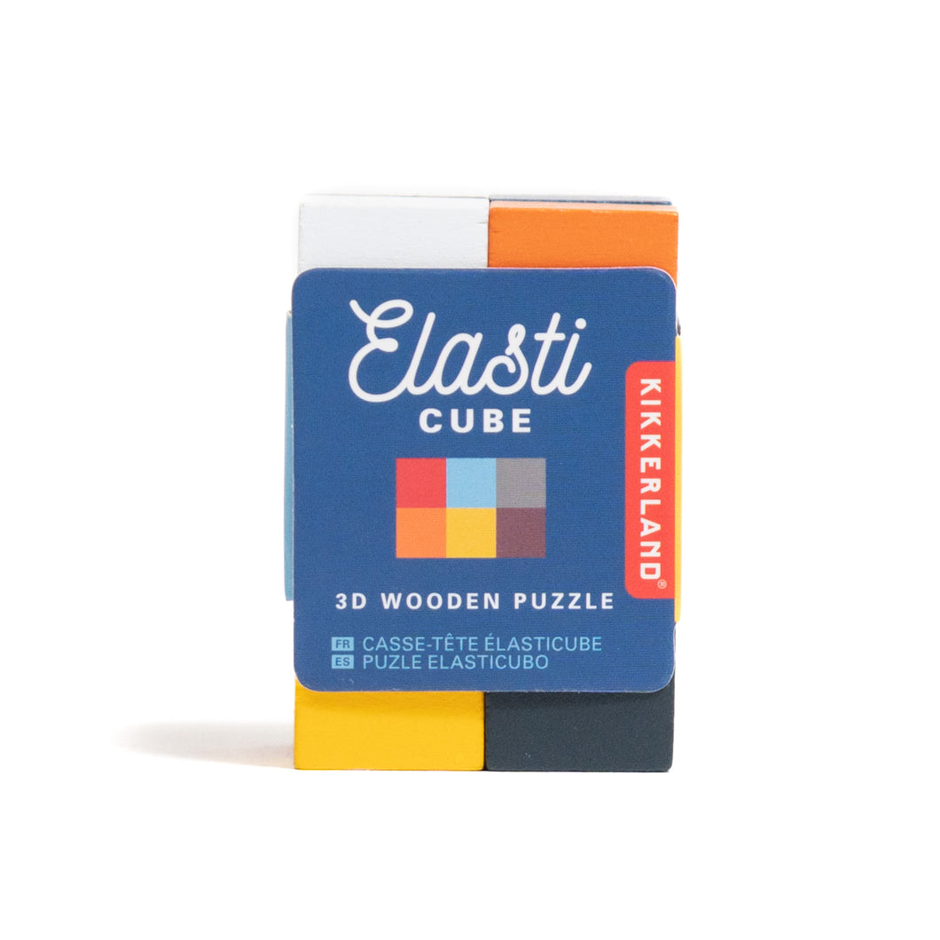 Elastic Cube 3D Wooden Puzzle