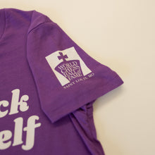 Load image into Gallery viewer, Check Yo Self Youth T-Shirt- Royal Purple
