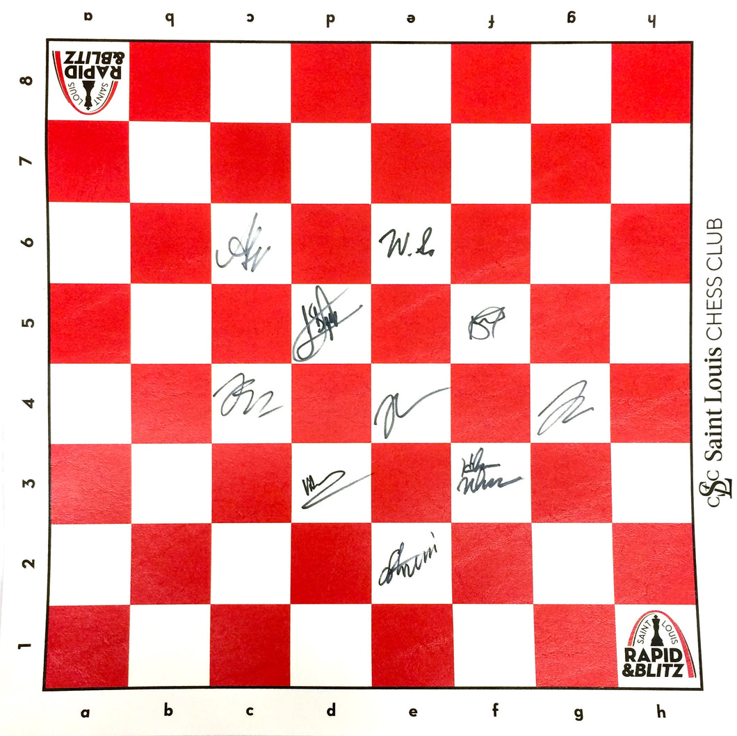2018 Rapid & Blitz Roll-Up Board [Autographed]