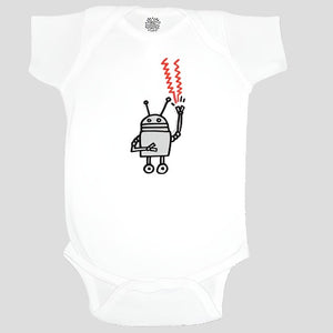 Keith Haring Robot Onesie