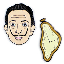 Load image into Gallery viewer, Pin 1 Dalí
Pin 2 Watch
