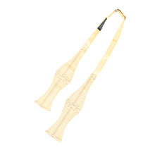 Load image into Gallery viewer, This is an untied cream-colored bow tie printed with a subtle, dark line grid replicating a chess score sheet design across the paddles.

